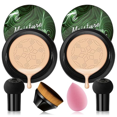 Mushroom Head Air Cushion CC Cream Foundation Set - Full Coverage