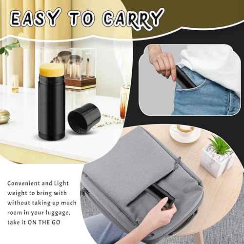 15 Pack 2 oz/60ml Plastic Deodorant Containers,Empty Round Twist-Up Solid Stick Tube Container for Homemade Deodorant,Shaving Soap Stick,Heel Lip Balm,Solid Lotion Bars-Top Filling,Black