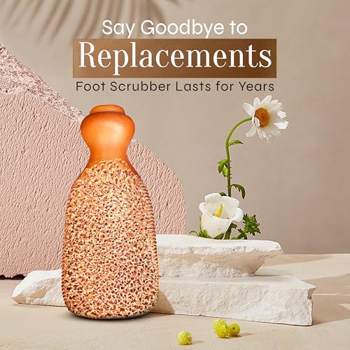 Facón Terracotta Pumice Stone - 2-Sided Foot Callus Remover & Scrubber