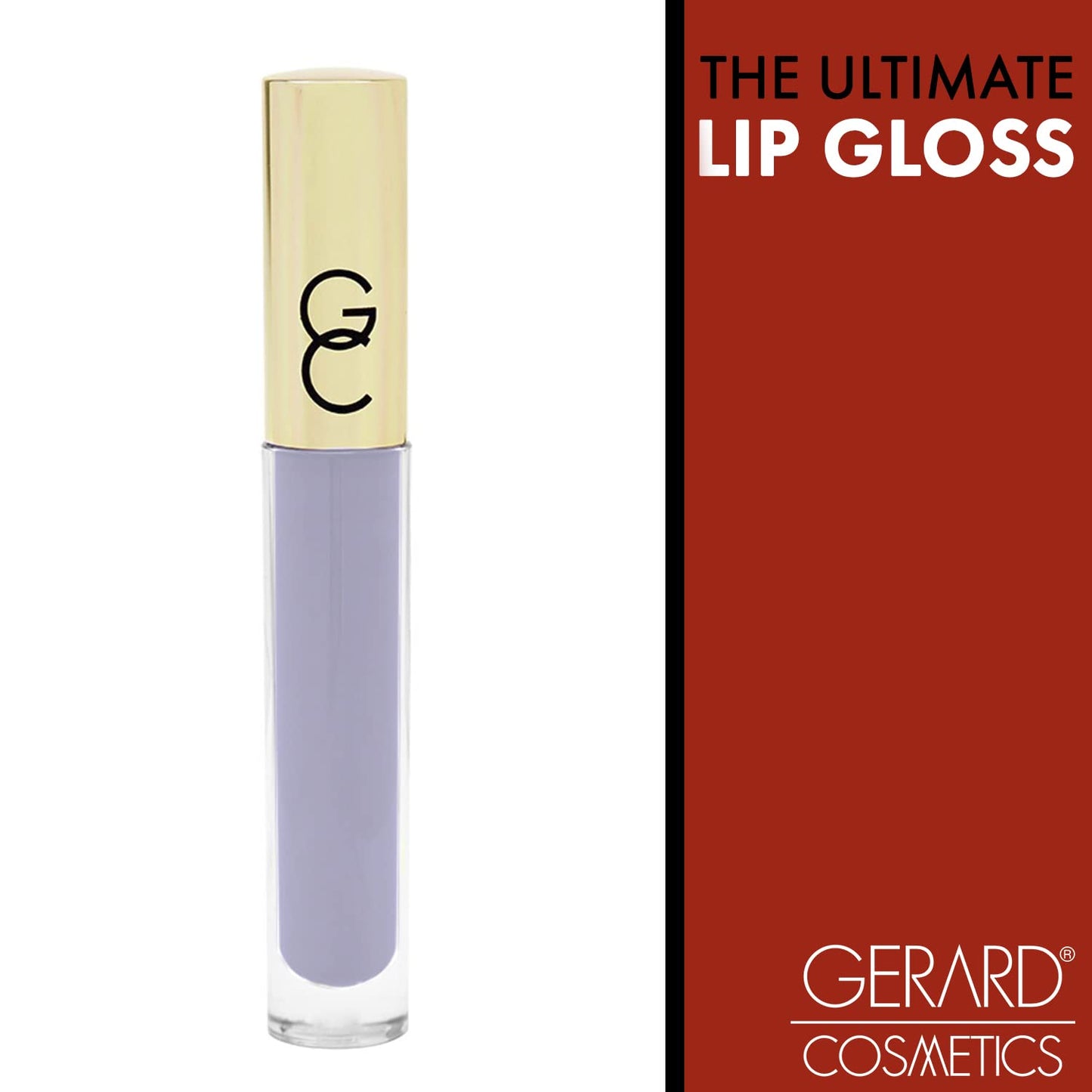 Gerard Cosmetics Supreme Lip Creme Wonderland | Highly Pigmented, Fully Opaque, Purple Lip Gloss | Nourishing, Hydrating, Liquid Lipstick for Full Coverage Lip Color