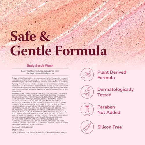 Himalaya Pink Salt Daily Scrub & Body Wash 21.1oz