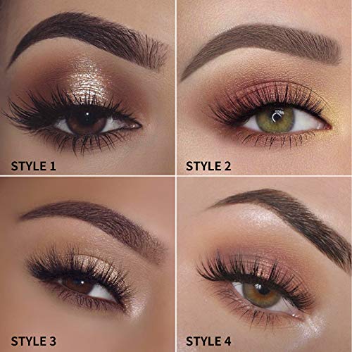 DYSILK Mink Lashes 16 Pairs - 6D Fluffy False Eyelashes