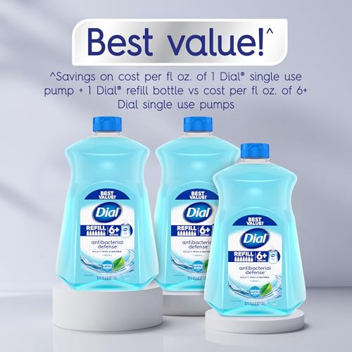 Dial Antibacterial Hand Soap with Aloe Vera, 52 Fl Oz