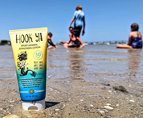 Hawaii Reef Compliant, Non-Nano Mineral Sunscreen 3oz Travel Size, (2) Pack 6oz Total, UVA/UVB Protection, Octinoxate & Oxybenzone Free, No Fragrance, Hawaii and Mexico Approved, Made in USA