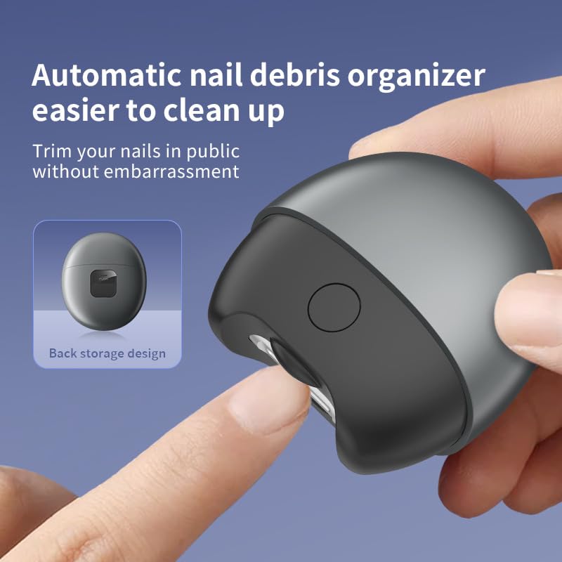 3 in 1 Automatic Electric Nail Clipper for Seniors - Safe & Quiet