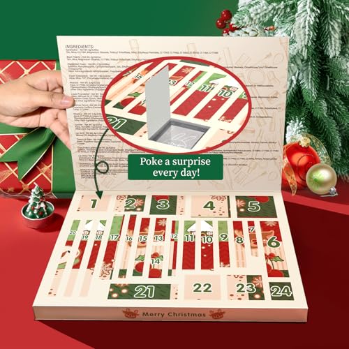Makeup Advent Calendar 2025 Teen Girls Women, 24 Days Beauty Advent Calendar Christmas Countdown Make up Gift Set, 2025 Xmas Gift Surprise Box Calendar Makeup Set