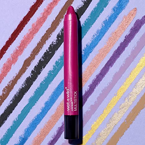 wet n wild Color Icon Cream Eyeliner Eyeshadow Multi-Stick, Moisturizing, Nourishing Velvety Cream-to-Powder Buildable & Blendable Formula, Cruelty-Free & Vegan - Born To Flirt