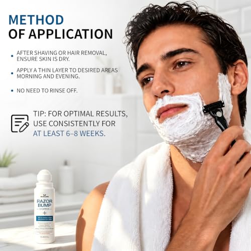 Razor Bumps Ingrown Hair Treatment: 3.38fl.oz Smoothing Solution for