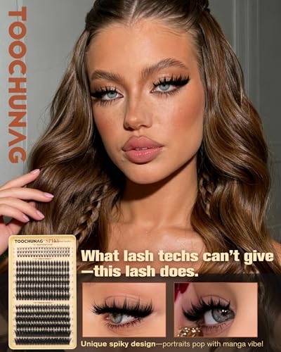 Spiky Manga Lash Clusters 12-20mm 300pcs DIY Eyelash Extensions