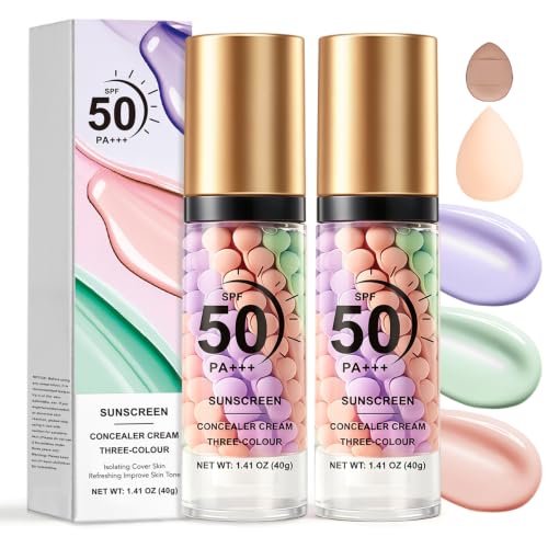 3-in-1 Color Correcting Primer SPF 50 with Sponge
