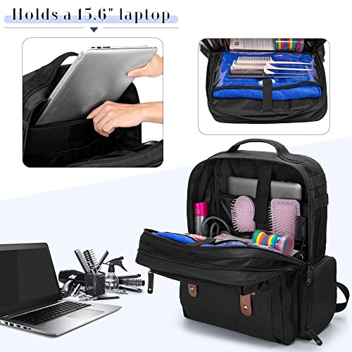 BAFASO Travel Barber Case Large Capacity Hair Cutting Tools Bag