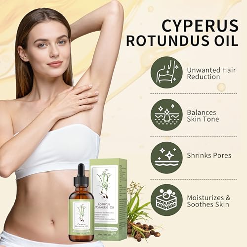 Cyperus Rotundus Oil 60ml - Natural Hair Growth Inhibitor