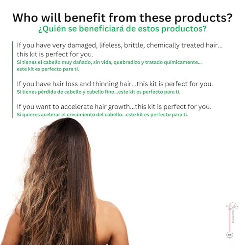 Vegan Organic Keratin Hair Treatment Kit - Straighten & Repair