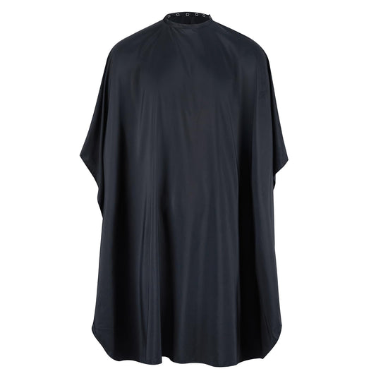 llezza Professional Salon Hair Cutting Cape, Barber Cape for Men/Women, Adjustable Snap Button with Waterproof Hairdressing Salon Cape for Haircut, Coloring, Makeup, Styling(52" x 47"), Black