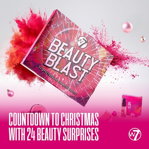 W7 Beauty Blast Makeup Advent Calendar 2025 - 24 Festive Surprises
