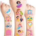 120 PCS Princess Temporary Tattoos for Kids Party Favors