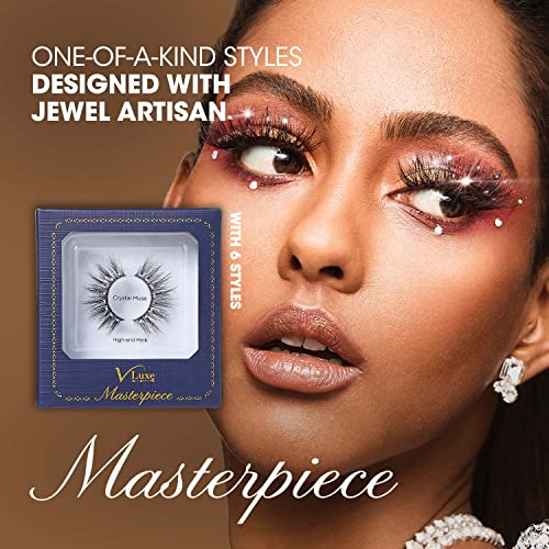 i•ENVY Bouquet of Diamonds Mink Lashes with Rhinestones