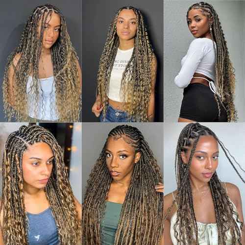Human Braiding Hair 22 Inch 4/27 Highlight ombre Deep Wave boho Braids Human Hair 110g 2 Bundles/Pack No Weft Braiding Human Hair