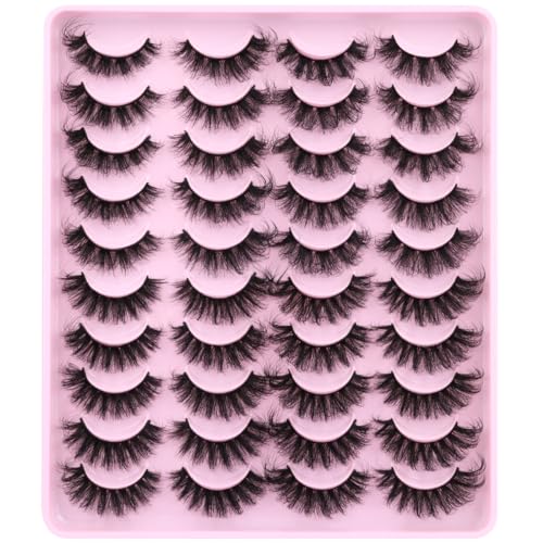 Kiromiro Faux Mink Lashes 20mm Wispy Cat Eye 20 Pairs
