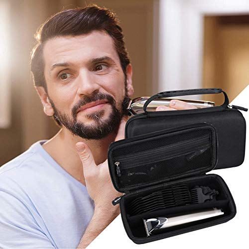 Aproca Case Compatible with Wahl 9818A USA Stainless Steel Lithium-Ion Cordless Beard Trimmer Shavers, Storage Portable Bag for Accessories (Case Only)