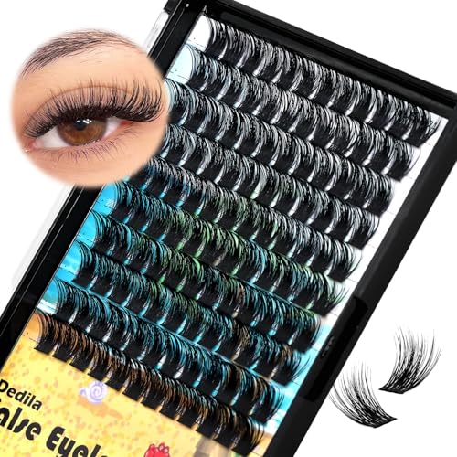 Dedila 120Pcs D Curl Cluster Lashes - Dramatic Volume Extensions