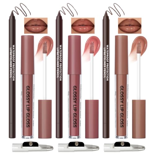 Noerrors 6-Piece Lip Combo Set with Liners & Glosses
