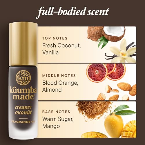 Kuumba Made Creamy Coconut Roll-On Oil - Alcohol-Free Perfume