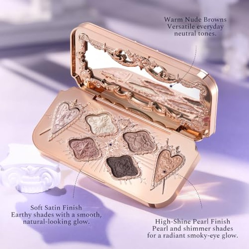 Flower Knows Unicorn Collection 6-Color Satin Makeup Palette