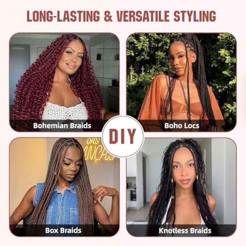 Deep Wave Human Braiding Hair - 16 Inch 100% Brazilian Virgin Hair