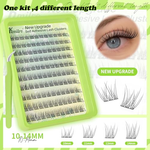 Self Adhesive Eyelashes 10-14mm Mixed Lengths 120Pcs