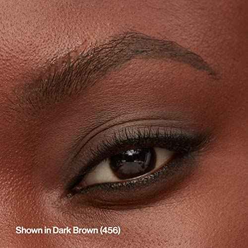 Revlon ColorStay Micro Eyebrow Pencil with Built In Spoolie Brush, Infused with Argan and Marula Oil, Waterproof, Smudgeproof, 456 Dark Brown, 0.003 oz