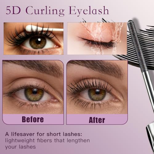 Iron Wand Mascara - Metal Wand, Waterproof & Clump-Free