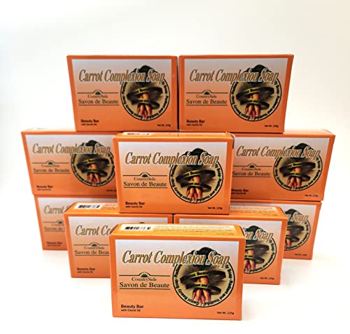 Carrot Complexion Soap Skin Tone Improvement w/Carrot Oil (12 Pack)