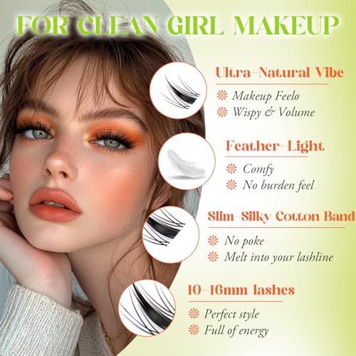 Manga Lash Clusters 320Pcs 10-16mm C Curl DIY Eyelash Extensions