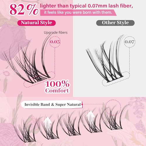 PRO LASHBEAUTY Spider Lash Clusters - Wispy D Curl 8-16mm