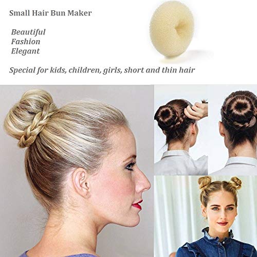 Hair Bun Maker Set 12 Pcs Donut Tool for Kids Girls Women