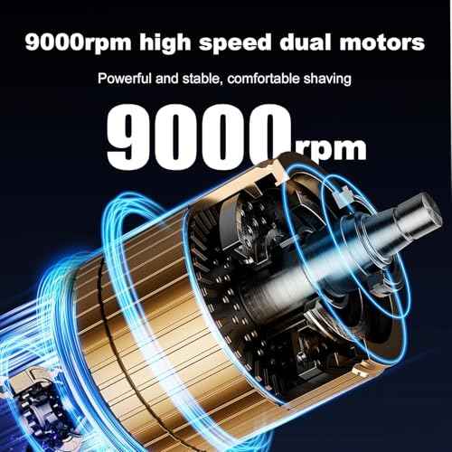 Mini Electric Shaver - USB C Fast Charge Portable Small Shavers for Men, Dual Head Pocket Shaver Washable Travel Electric Razor, Powerful Wet and Dry Mini Razor, Easy One Button Use