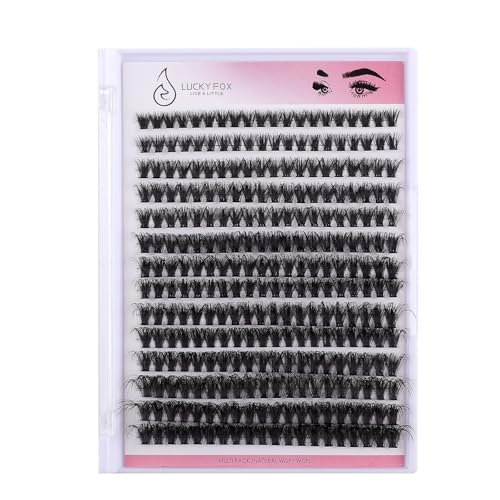 DIY Eyelash Extensions Kit 280pcs Clusters 30D 40D 50D 8-16mm