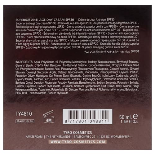 Tyro Superior Anti-Age Day Cream SPF 30 Unisex 1.69 oz