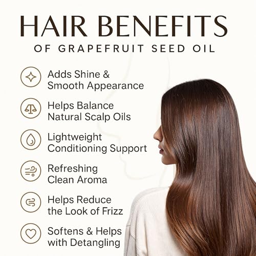 Mayan's Secret 100% Pure Grapefruit Seed Oil, Premium Quality/Undiluted/Refined Cold Pressed/4 fl oz Glass Jar