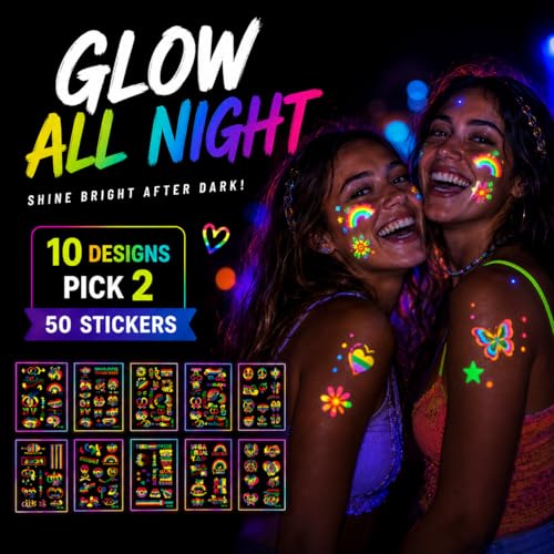 Pride Party Kit: 2 Glasses, Rainbow Flags, Bracelets & Tattoos