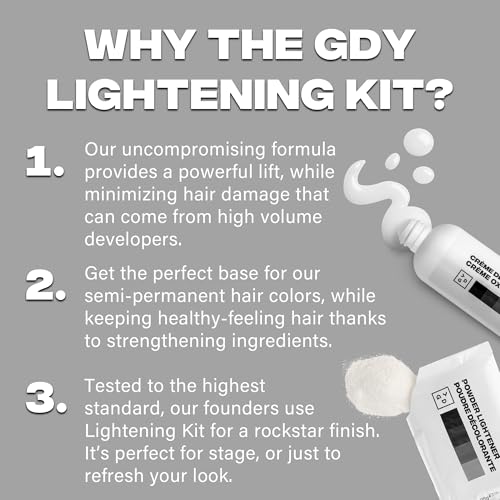 Good Dye Young Vegan Hair Lightener Kit - 25 Volume Developer