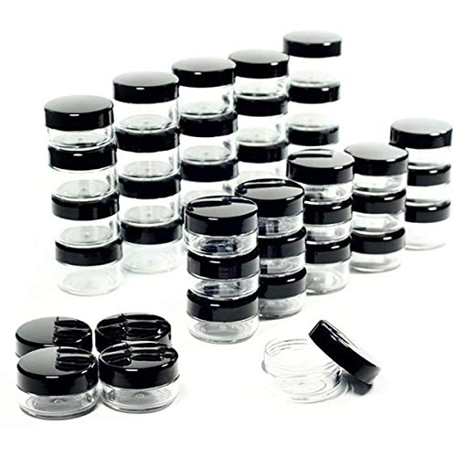 5g Sample Containers with Lids (50 Count) - Travel Size Jars