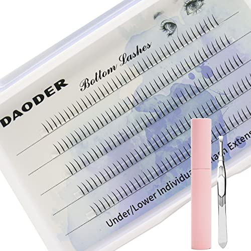 Bottom Lash Extension Kit 200pcs with Bond & Tweezers