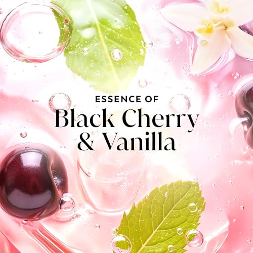 Olay Body Wash for Women, Fresh Radiance, 24/7 Skin-Loving Freshness, Visibly Radiant, Plant Based Cleansers, Vitamin B3 & Antioxidant Blend, For All Skin Types, Black Cherry & Vanilla Scent, 35 fl oz