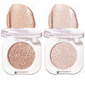 Glitter Eyeshadow Duo - Long-Lasting Shimmer Gold & Champagne