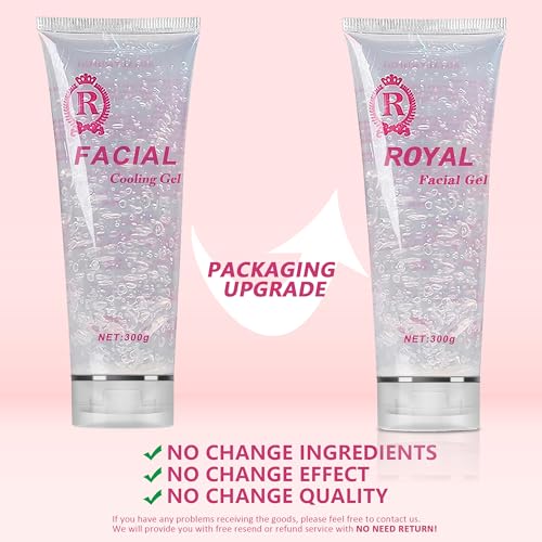 YMEYFAN 3PCS Conductive Gel, Cooling Gel for Hair Removal Device Skin Care, Moisturizing Hydrating Gel Suitable for Beauty Facial Machine for Women and Men in Body or Face Cools, Soothes Skin (900ML)