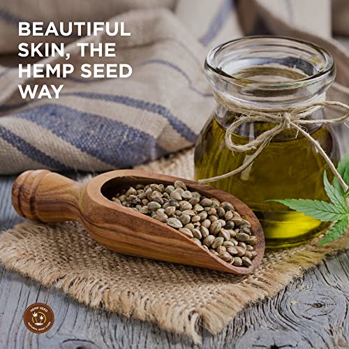 Hemp Seed Shave Cream, Isle of You - 8 oz - Nourishes & Protects Skin - With Hemp Seed Oil, Argan Oil & Vitamin E - Vegan, Cruelty Free