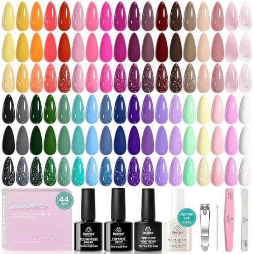 Beetles Fall Gel Nail Polish Set - Nature's Tales Collection, 36 Colors, Long-Lasting & Salon Quality