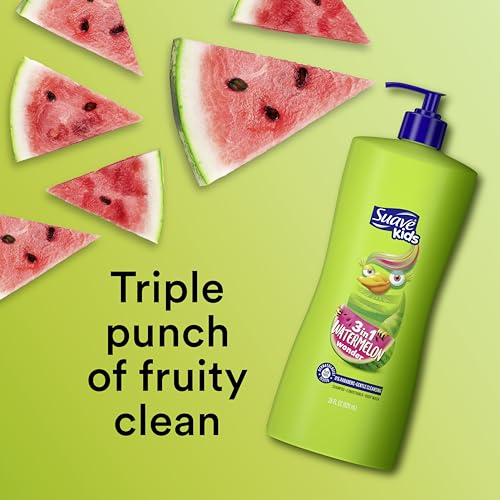 Suave Kids 3-in-1 Tear Free Shampoo Body Wash Conditioner, 18 Oz